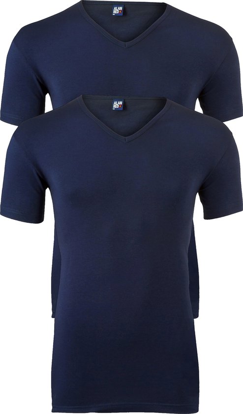 Alan Red Oklahoma Navy V-Hals Heren T-shirt Body Fit-2 Pack - M