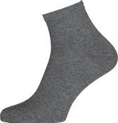 Tommy Hilfiger damessokken Casual Short (2-pack) - korte sokken katoen - midden grijs melange -  Maat: 35-38