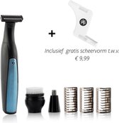 InnovaGoods 4 in 1 Oplaadbaar Ergonomisch Multifunctioneel Scheerapparaat Trimfor - Scheerapparaat mannen