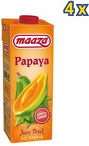 Maaza - Papaya juicy drink - 4x 1 L