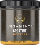 Vegaments Creatine Monohydraat - Sportvoeding - 300 gram - Neutraal - 100% Vegan & natuurlijke ingrediënten