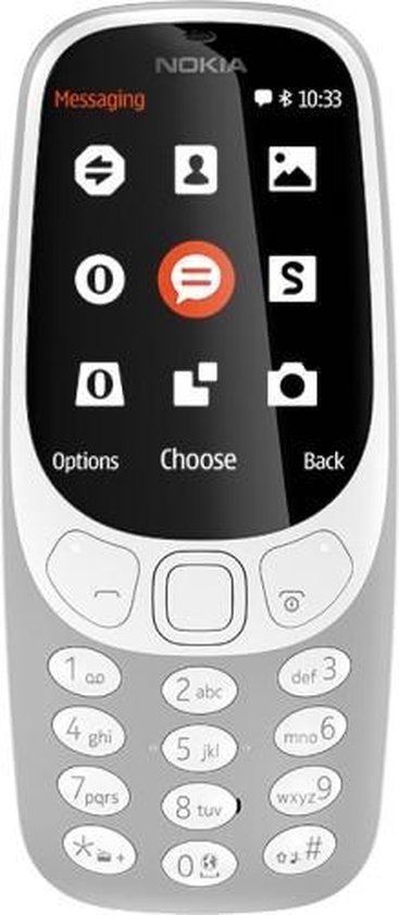 Nokia 3310 2. 4'' dual sim - grijs