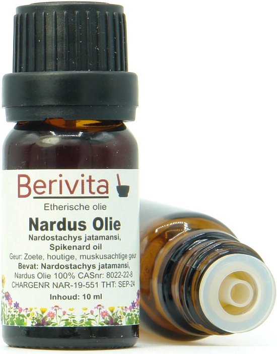 Nardus Olie 100% 10ml - Essentiële, Etherische Olie - Spikenard Oil