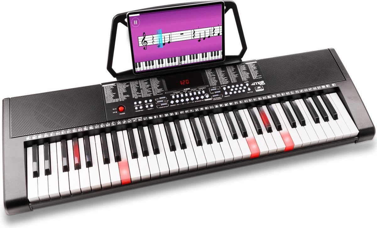 Keyboard met lichtgevende toetsen