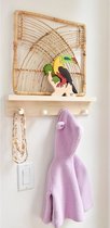 Houten Decoratieve Hanger - Kleerhanger - Montessori Hanger