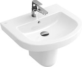 Villeroy & Boch Subway 2.0 Wastafel Met Overloop 55x46cm Wit