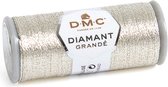 DMC DIAMANT METALLIC BORDUURGAREN GRANDE ZILVER, 20 meter, G168