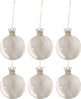 Doos | glas | wit | 28x19x (h)8.5 cm