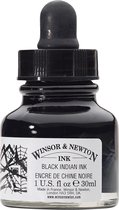 Winsor & Newton - Hobby Inkt - Oost Indische inkt - zwart - 30ml - pipetflesje