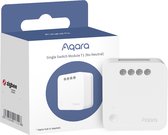 Aqara Single Switch Module T1 (zonder nul-draad) (Officiële EU versie, CE gekeurd) Zigbee – compatible met Homey, Domoticz (plug in), Home Assistant, Home Kit (via Aqara Hub), Mi Home en meer