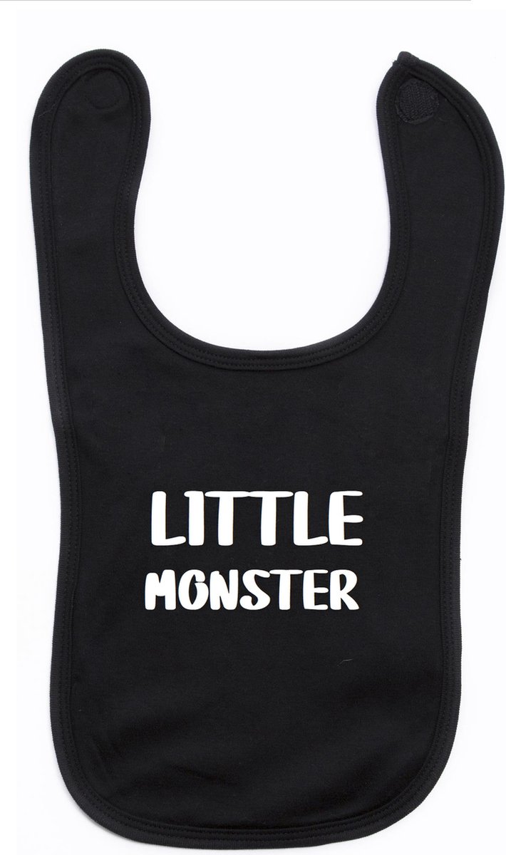 Little Monster | Klittenbandsluiting | Baby | Kinderslabbetje | Cadeau | Gift | Zwangerschap | Slabber | Slabbetje met tekst Little Monster | Klittenbandsluiting | Baby | Kinderslabbetje | Cadeau | Gift | Zwangerschap | Slabber | Slabbetje met tekst