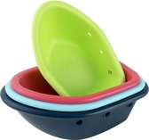 green sprouts® drijvende bootjes van plant-plastic (4 stuks) - multicolor