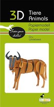 3D Paper Model: GNOE 9x8x4cm, in zakje 10,5×21×0,5cm