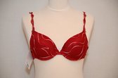 Selmark Lingerie Amanay BH - push up - A-E cup - rood - maat B 70