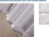 GORDIJNKLAAR 400x250 voile tape kikker karnisz