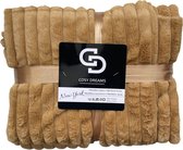 Cosy Dreams Fleece Plaid New York 150x200 cm Goud
