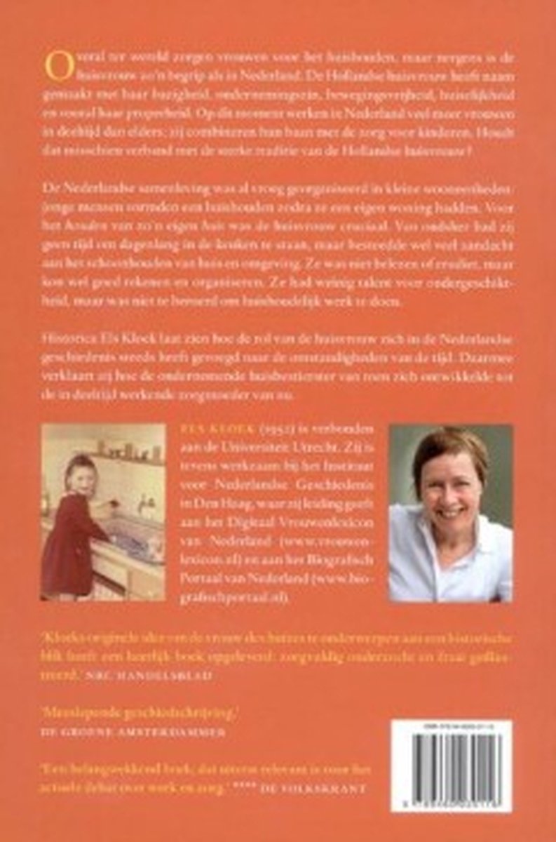 Vrouw des huizes - back cover