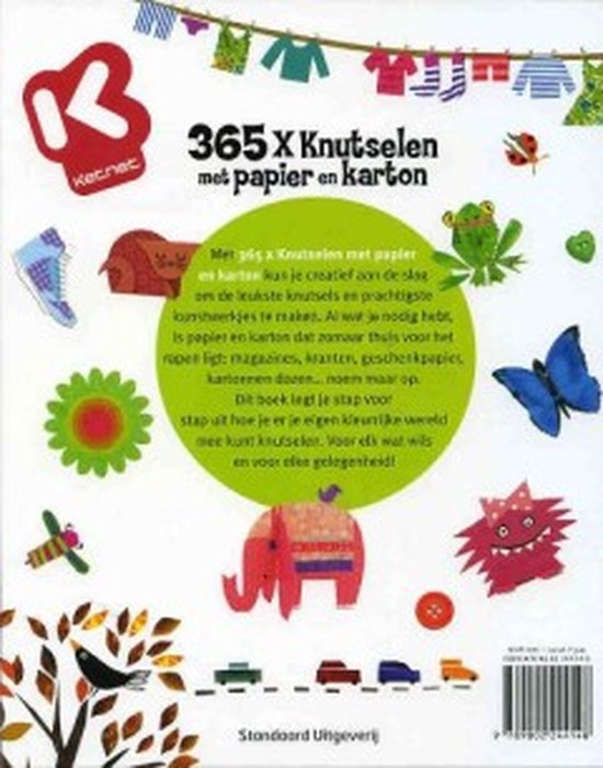 365 x - Knutselen met papier en karton, Fiona Watt | 9789002244148 | Boeken  | bol.com
