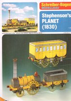 bouwplaat Trein Stephenson's Planet, schaal 1:32