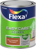 Flexa Easycare Muurverf - Keuken - Mat - Mengkleur - Puur Kastanje - 1 liter