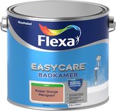 Flexa Easycare Muurverf - Badkamer - Mat - Mengkleur - Koper Oranje - Kleur van het Jaar 2015 - 2,5 liter