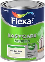 Flexa Easycare Muurverf - Keuken - Mat - Mengkleur - Wit Bamboe - 1 liter