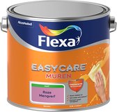 Flexa Easycare Muurverf - Mat - Mengkleur - Roze - 2,5 liter