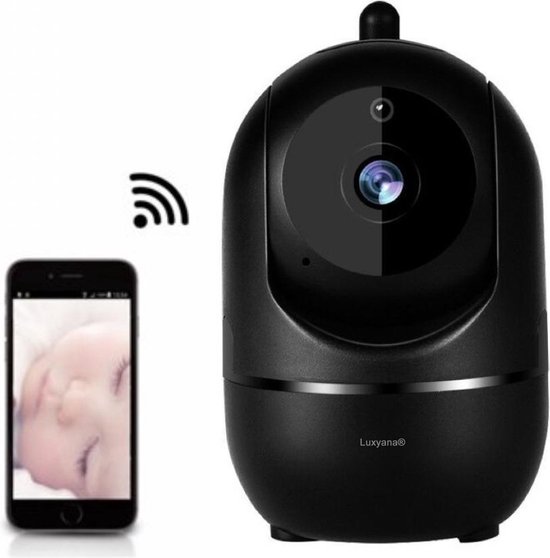 Caméra de surveillance pour bébé Z-Com WiFi avec application, Noir, Connectez-vous