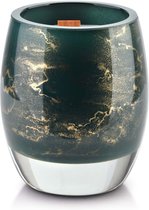 CJX LXRY - Luxe kaars - handgemaakt - donkergroen marmer - 36u brandtijd