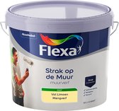 Flexa Strak op de Muur Muurverf - Mat - Mengkleur - Vol Limoen - 10 liter