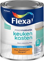 Flexa Mooi Makkelijk Verf - Keukenkasten - Mengkleur - Puur Goudsbloem - 750 ml