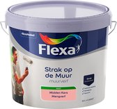 Flexa Strak op de Muur Muurverf - Mat - Mengkleur - Midden Kers - 10 liter
