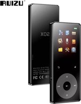 RUIZU X02B MP3-speler 8 GB Geheugencapaciteit | Bluetooth 5.0 | Draagbaar verliesloos geluid | HiFi-muziekspeler | Luidspreker | FM-radio | Opname | Video | E-Book