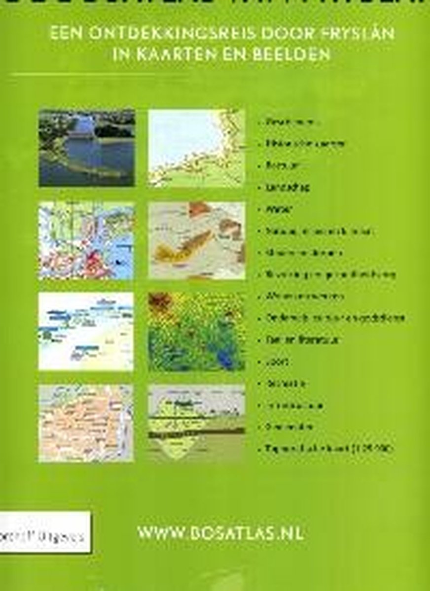 De Bosatlas van Fryslân - back cover