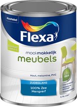 Flexa Mooi Makkelijk Verf - Meubels - Mengkleur - 100% Zee - 750 ml