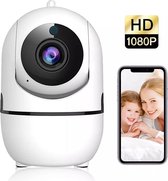 Babyfoon - Babyfoon met Camera - Camera Beveiliging - Beveiligingscamera - 1080P - Geluid en Bewegingsdetectie - Met App - Wit