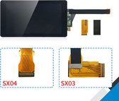 2st - Sharp04 LS055R1SX04 Met Glasbeschermer - MIPI To Sharp03 2K 5.5 inch SX04 LCD Hars - Voor Photon Elegoo Mars 3D Printer