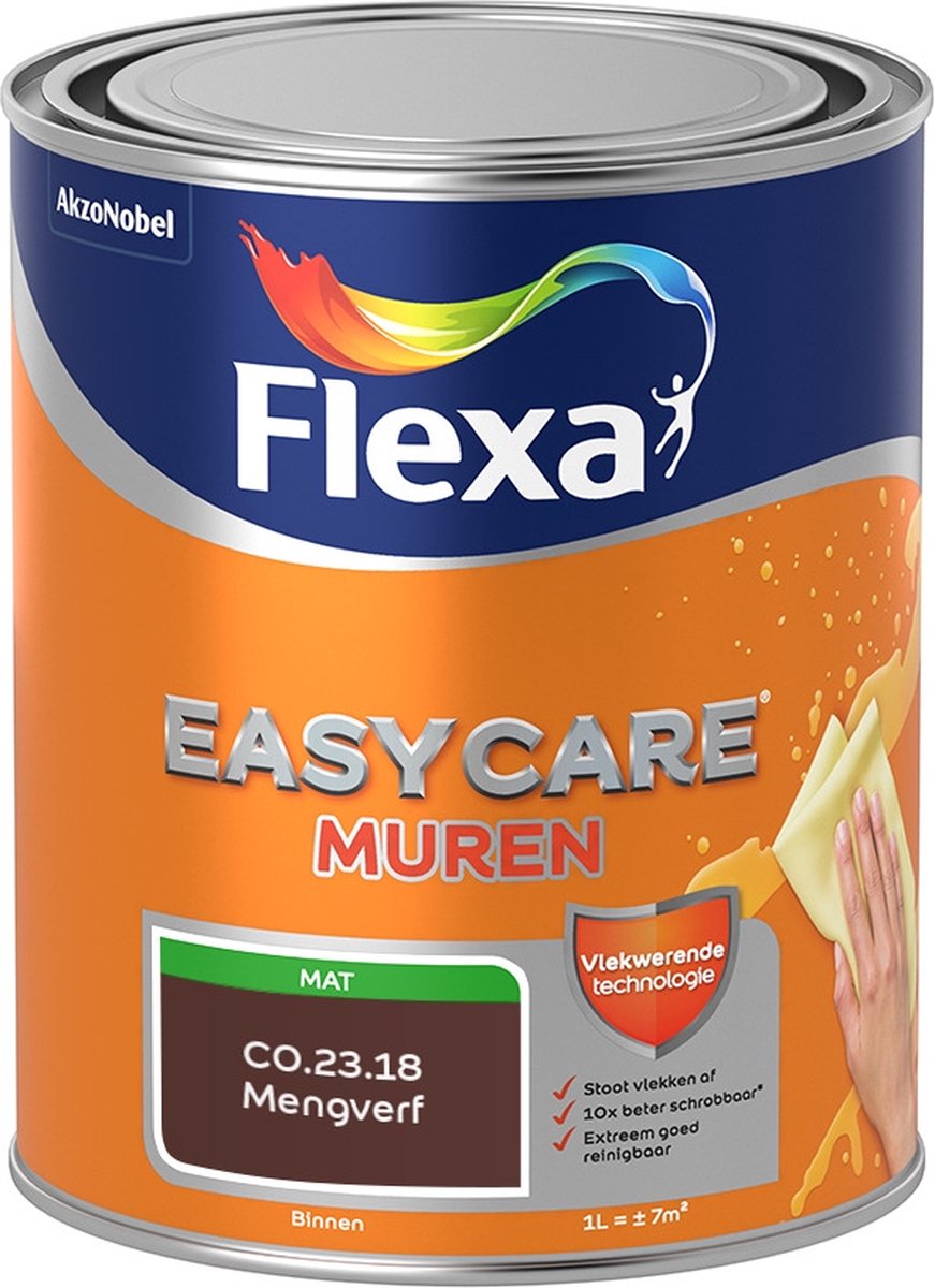 Flexa Easycare Muurverf - Mat - Mengkleur - C0.23.18 - 1 liter