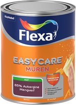 Flexa Easycare Muurverf - Mat - Mengkleur - 85% Aubergine - 1 liter