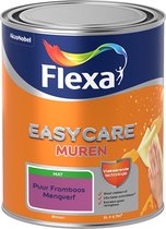 Flexa Easycare Muurverf - Mat - Mengkleur - Puur Framboos - 1 liter