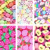 Snoepjes, Smileys, Snoep en IJsmix - 75 stuks - Multi colour