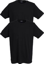 T-shirts homme Ceceba regular fit (pack de 2) - O-neck - noir - Taille: 8XL