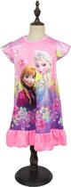 Frozen & Elsa jurk - roze - diadeem - 3/4 jaar