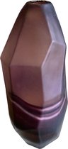 vaas aubergine d14xh31 cm, robuuste vaas