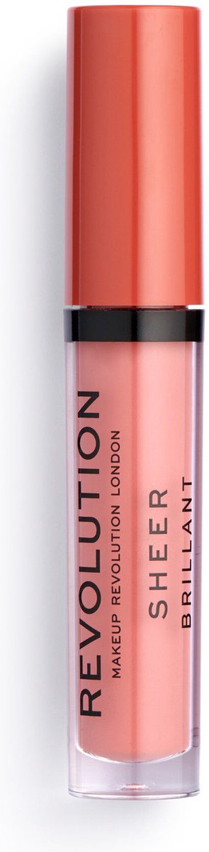 Makeup Revolution - Sheer Brillant Lip Gloss - Lesk Na Rty 3 Ml 106 Glorified