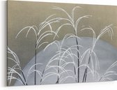 Schilderij op Canvas - 60 x 40 cm - Vorst - Kunst - Kamisaka Sekka - Wanddecoratie - Muurdecoratie - Slaapkamer - Woonkamer