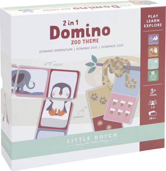 Little Dutch Domino Puzzel - Vanaf 3 Jaar | Games | bol.com