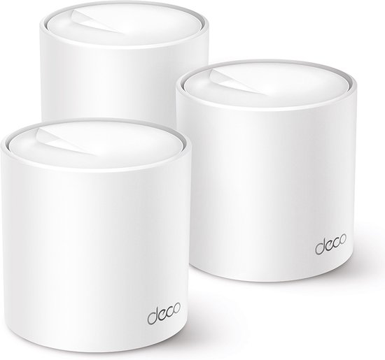 TP-Link Deco X50 - Mesh WiFi - Wifi 6 - 3000Mbps - 3-pack - 2022