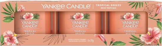Yankee Candle Filled Votive 3-pack - Tropical Breeze