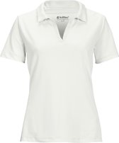 Dames poloshirt  KOS 127 37944 wit v-hals - maat 38